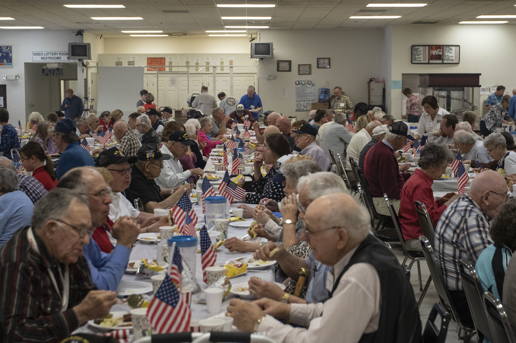 WWII veterans lunch